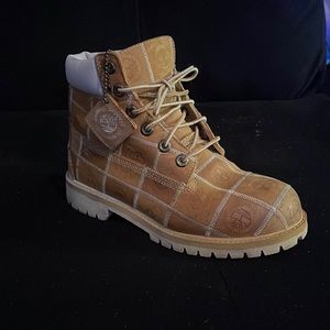 VERY RARE Tan Patch Work Timberland Boots